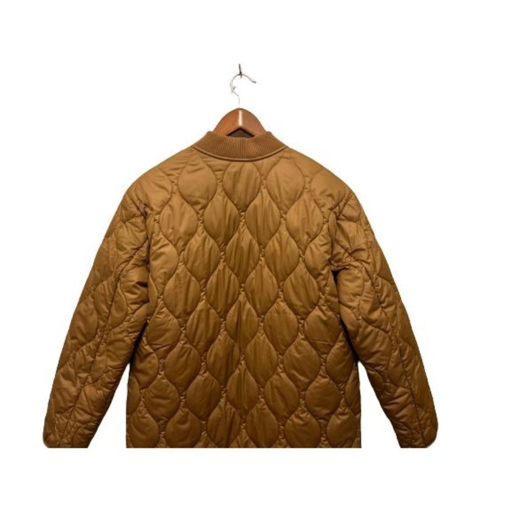 EVERLANE ReNew Long Puffer Coat Quilted Golden-Brown Size Small - Picture 11 of 14